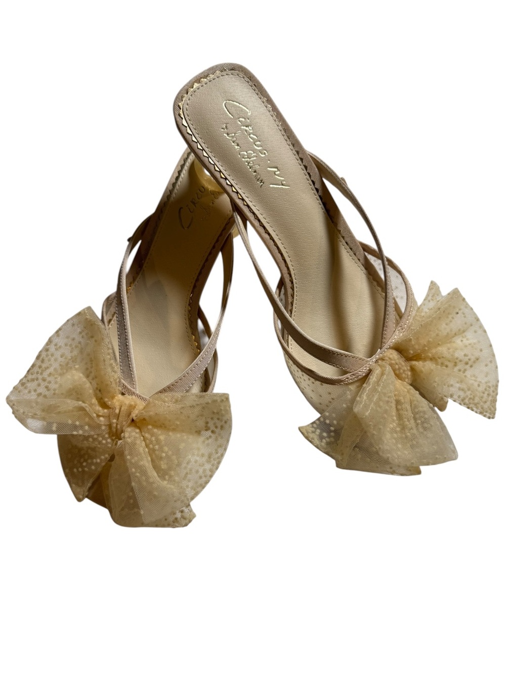 NWT Circus NY Sam Edelman Woman Natalina Heeled Sandal - Vanilla Bean - Size 9.5